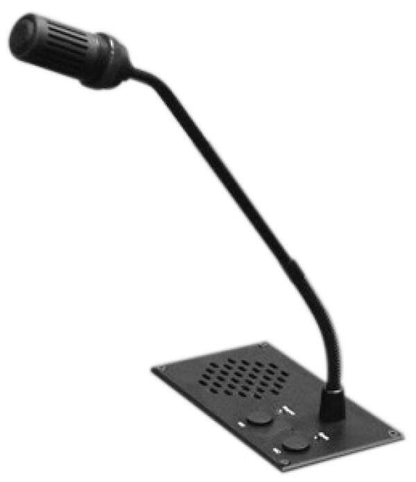 DIS FD 4010- FHB Врезной модуль делегата с микрофоном и громкоговорителем, черный цвет