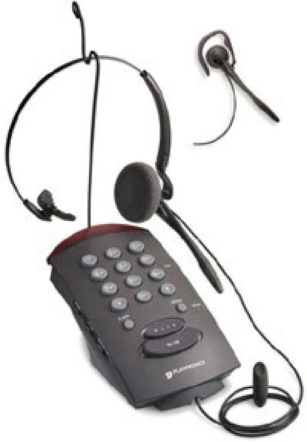 Plantronics T10/A — телефонный аппарат с гарнитурой