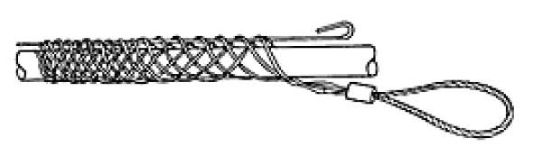 Greenlee 31024 – Проходной (разъемный) кабельный чулок (203мм, д.к 15,6-18,9 мм, 1,6 кН)