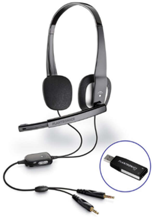 .Audio™ 625 USB, мультимедийная гарнитура для компьютера (Plantronics)