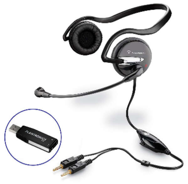 .Audio™ 645 USB, мультимедийная гарнитура для компьютера (Plantronics)