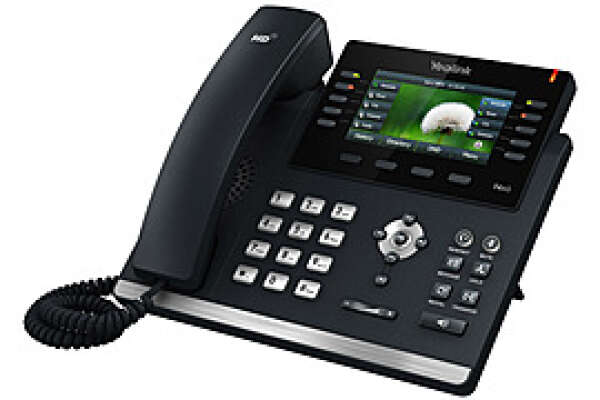 Yealink SIP-T46G - IP-телефон, цветной LCD дисплей 4,3", 6 линий, Gigabit Ethernet, PoE, без блока питания