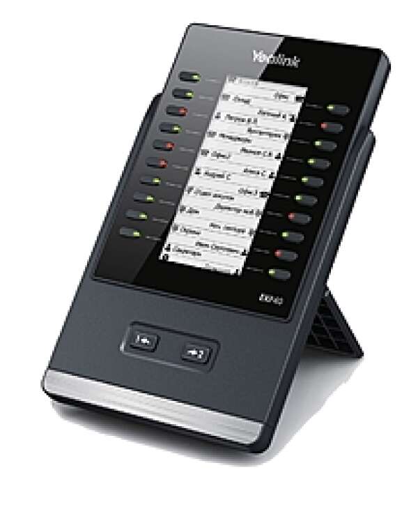 Yealink EXP40 - консоль для телефона Yealink SIP-T46G, 20 клавиш BLF, LCD-экран 4"