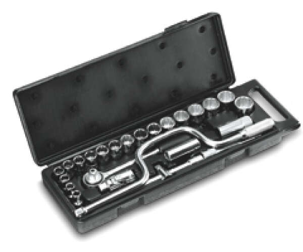 Stanley 1-87-063 - Набор торцевых головок (26 эл., 1/2", метрический)