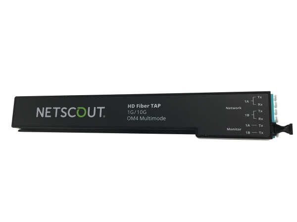 NETSCOUT 340-1084 - многомодовый оптический ответвитель HD Fiber Tap, 1 Line/Link, 50:50, 50um OM4, 1U, LC connections