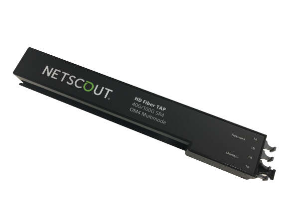 NETSCOUT 340-1086 - многомодовый оптический ответвитель HD Fiber Tap, 1 Line/Link, 40GB/100GB OM4, SR4, 50:50, 1U, MTP connections