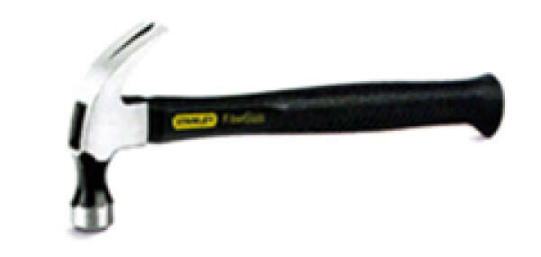 Stanley 1-51-098 - Молоток FIBERGLASS с загнутым гвоздодером, 450 гр