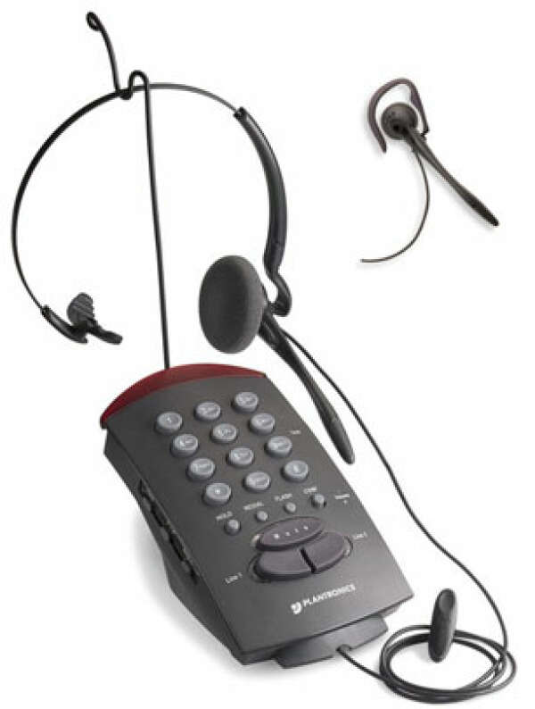 T20, телефонный аппарат с гарнитурой, 2 линии (Plantronics)