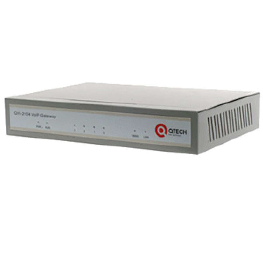 QTECH QVI-2104 VoIP шлюз 4 порта FXS цена, купить QVI-2104 в СвязьКомплект