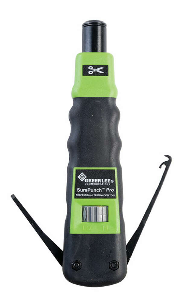 Greenlee PA3585 - ударный инструмент SurePunch Pro PDT для расшивки кабеля на кросс с двойным лезвием 110