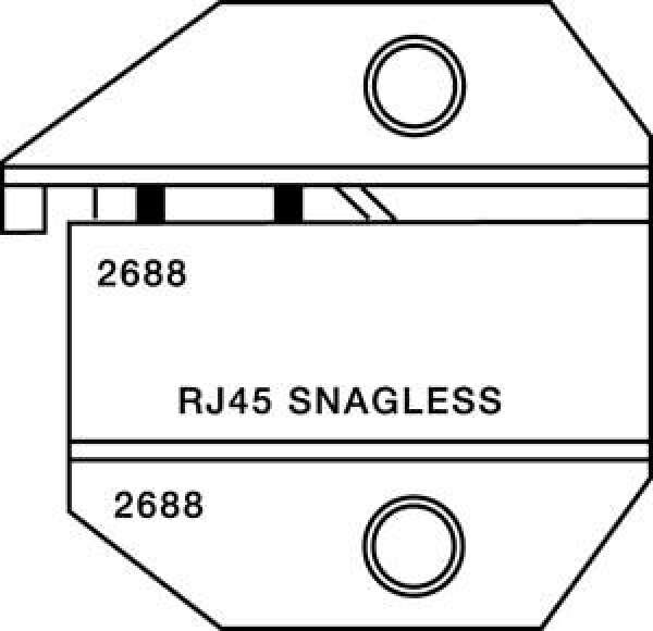 Greenlee PA2688 - матрица WE/SS RJ45 для кримперов 1300/8000