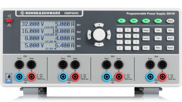 Rohde&Schwarz HMP4040 - программируемый источник питания, 4 канала, 384 Вт (код модели: 3629.6776.04)