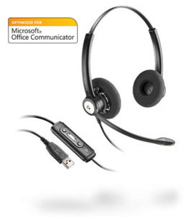 Plantronics BlackWire C620M (PL-С620M) — проводная USB гарнитура, оптимизирована для Microsoft Office Communicator и Lync