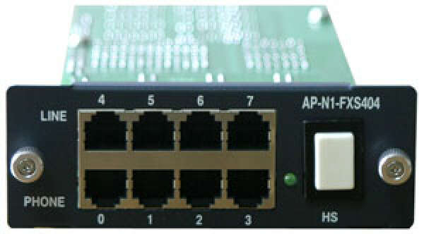 AddPac AP-GS-FXS4O4, интерфейсный модуль 4 FXS & 4 FXO (8xRJ11) для базового шасси