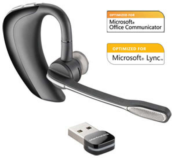 Plantronics Voyager PRO UC (v2) МОС — Bluetooth гарнитура для мобильного телефона и компьютера, оптимизирована для Microsoft Office Communicator и Lync