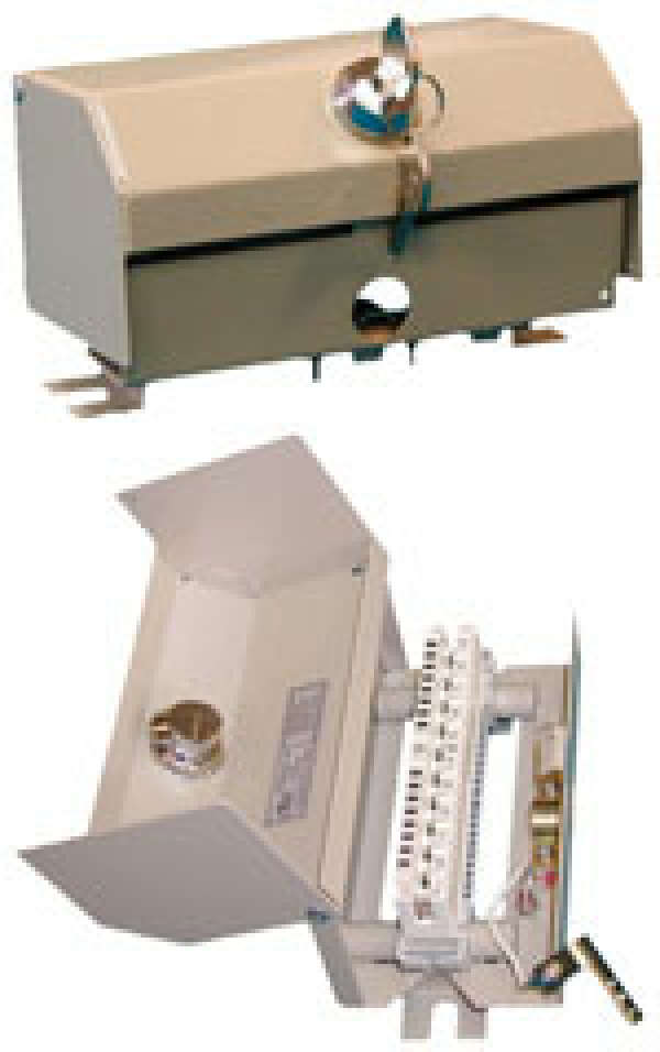 ССКТБ ТОМАСС КРТ-20-04 - коробка распределительная телефонная модернизированная, с шасси, замком, ключом, и плинтами LSA-PROFIL 2/10
