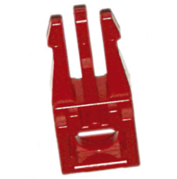 KRONE 6417 3 105-00 - штекер-заглушка холостой на 1 пару, с поверхностью для маркировки, красный