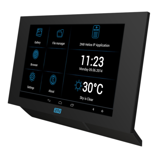 2N Indoor Touch PoE - монитор для IP домофона, дисплей 7", протокол - SIP, динамик, микрофон, слот для SD карты, PoE. ОС Android 4.2.