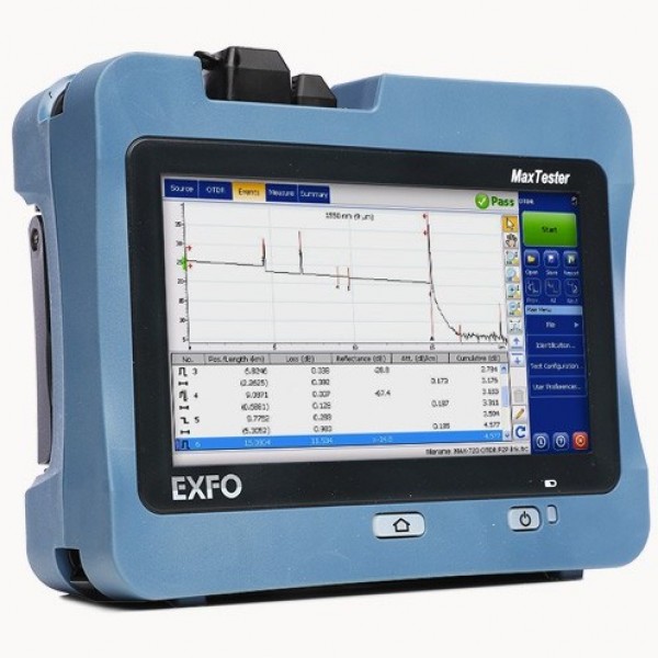 EXFO MAX-720C-Q1-QUAD - оптический рефлектометр, 1-й порт: 850/1300 nm, 27/29 dB, 2-й порт: 1310/1550 nm, 36/35 dB (9/125 µm) цена, купить в СвязьКомплект